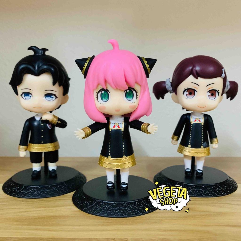 Mô hình Spy X Family Gia đình điệp viên - Mô hình Anya Loid Forger Yor Briar Becky Damian Emile Ewen - Cao 10~12cm