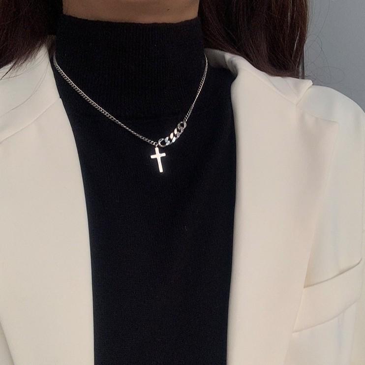 Dây chuyền nữ kiểu dáng Retro cực đẹp - mặt dây hình Thánh Giá