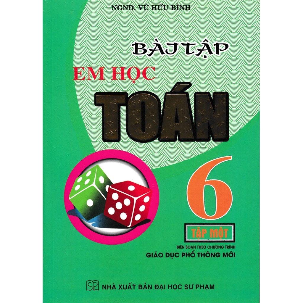 Sách - Combo Bài tập Em Học Toán 6 - Theo Chương Trình Giáo Dục Phổ Thông Mới (2 tập)