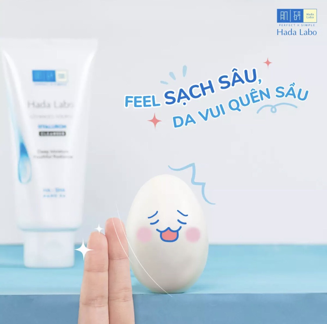 Sữa Rửa Mặt Giữ Ẩm Hada Labo ADVANCED NOURISH Hyaluron Cleanser 80g