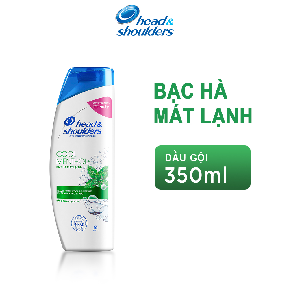 Dầu Gội HEAD &amp; SHOULDERS Bạc Hà 350ml