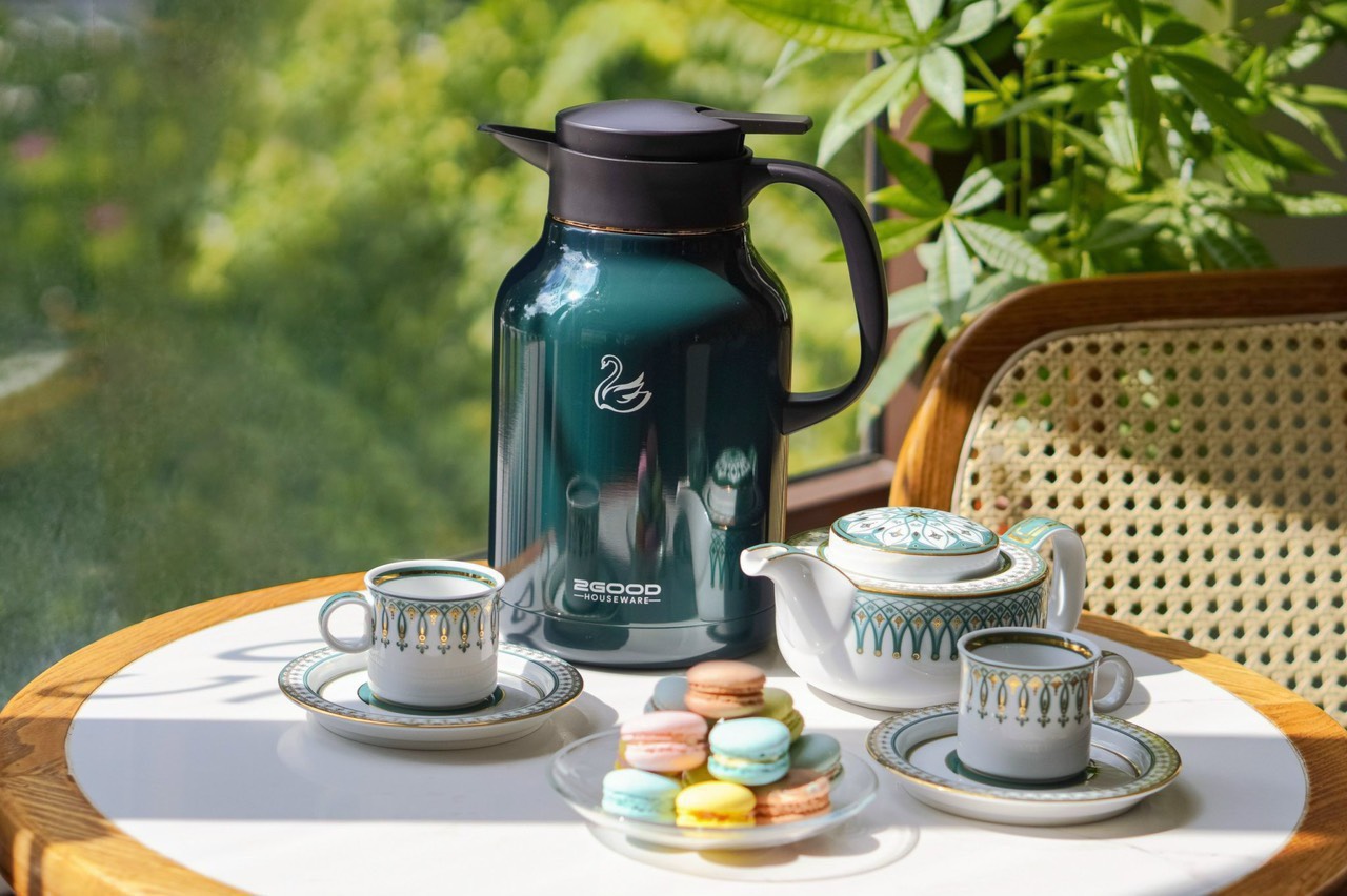Phích Pha Trà, Bình Giữ Nhiệt, Bình Ủ 2GOOD B16 (1.8L) Hàng Chính Hãng 2GOOD Giữ Nhiệt Nóng Lạnh Suốt 24h