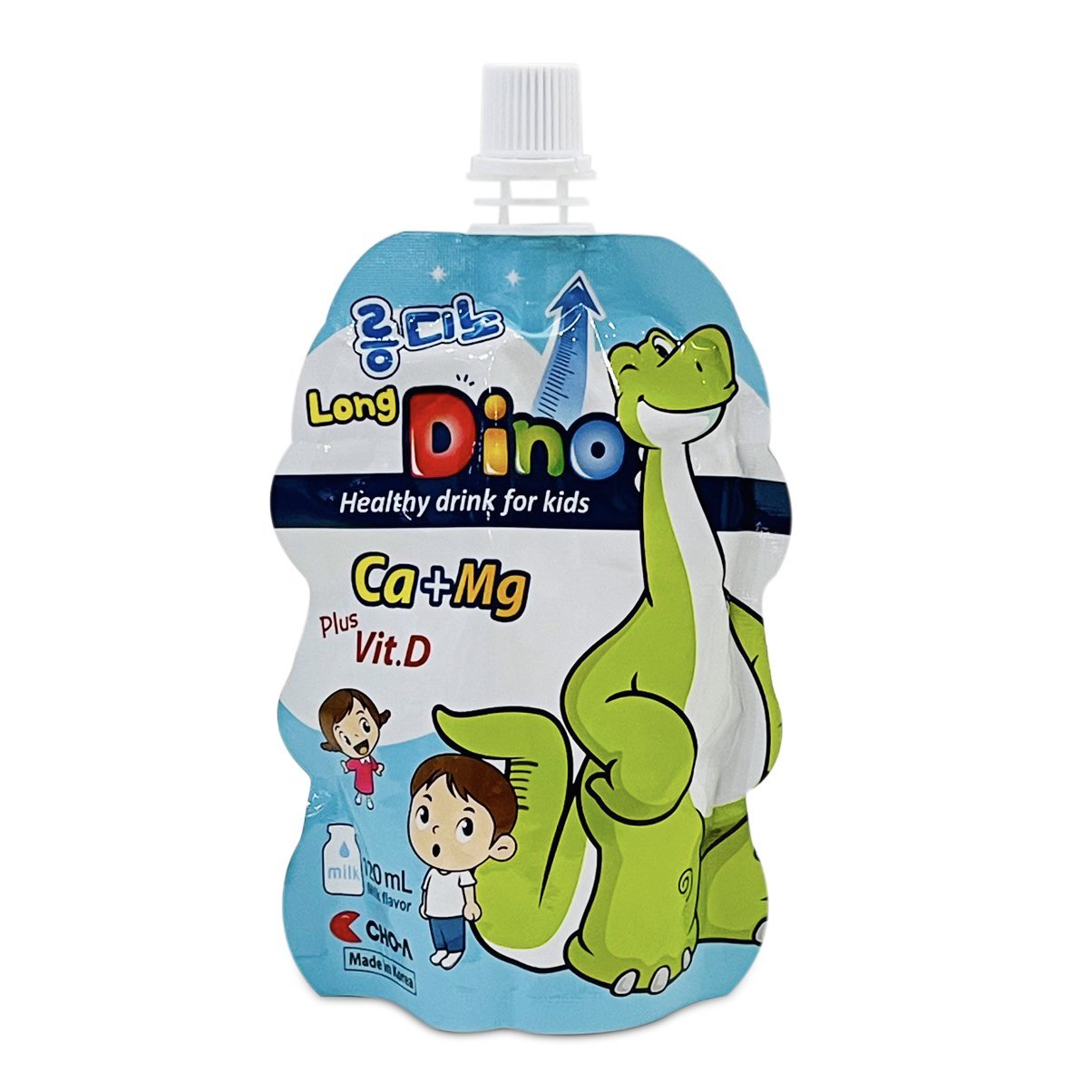 Combo 3 Túi Nước Dino LongDino/StrongDino/SmartDino Dành Cho Trẻ Em (3 Vị Sữa x Dâu x Táo)