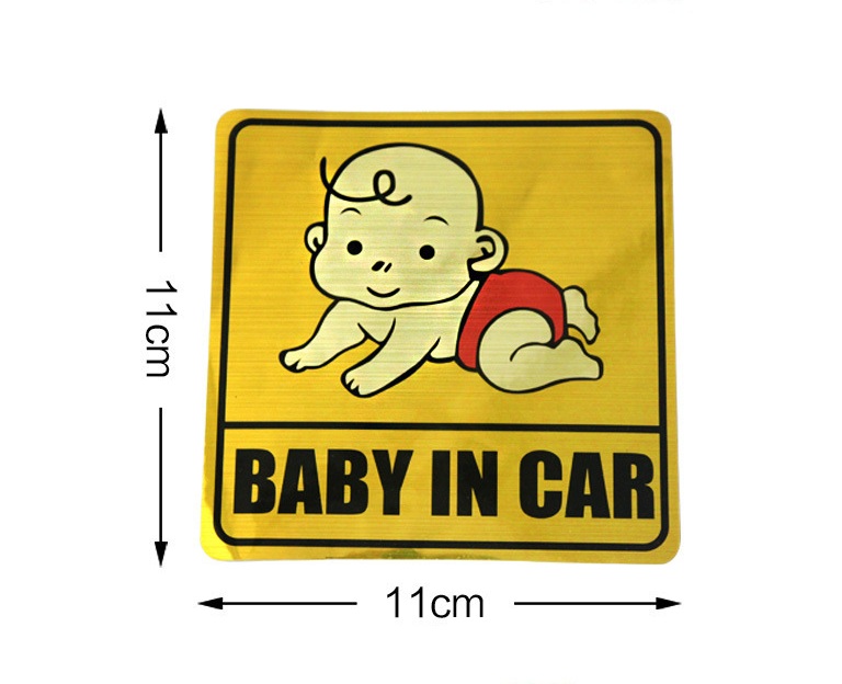 Sticker Baby In Car dán xe ô tô