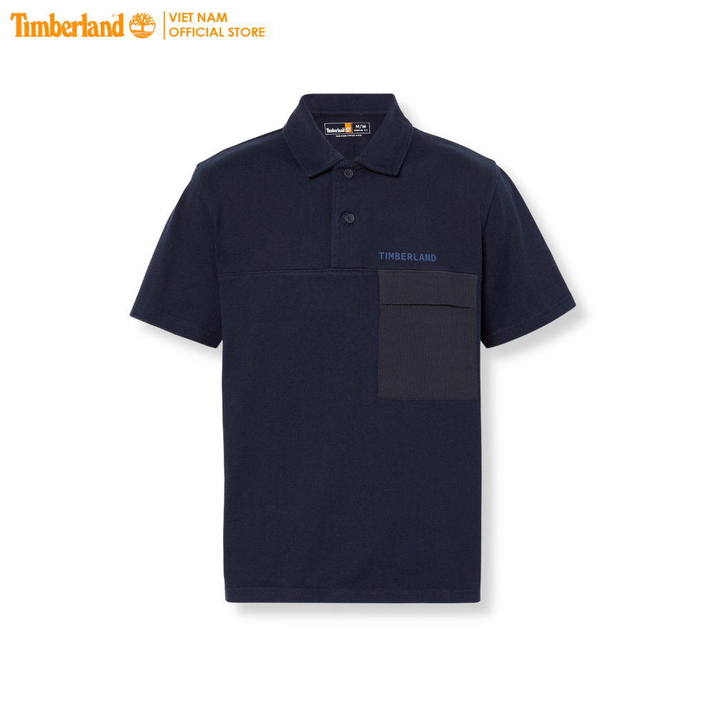 [Original] Timberland Áo Polo Nam Mix Media Seersucker Pocket Polo Regular TB0A666W