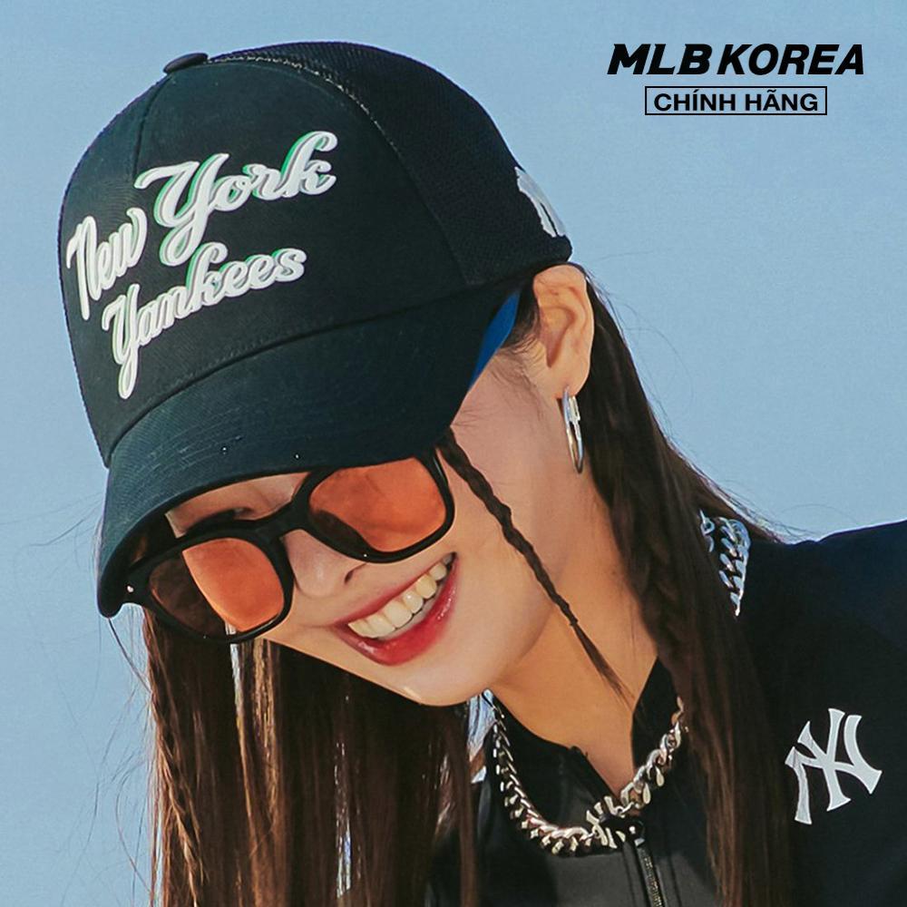 MLB - Nón bóng chày unisex phối lưới Sunny Beach Mesh 3AMCU0133-50BKS