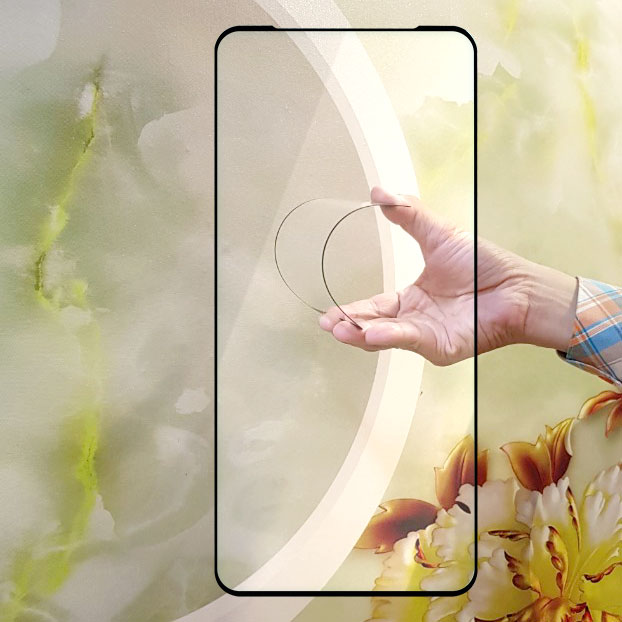 Miếng kính cường lực cho Oppo A72 Full màn hình - Đen