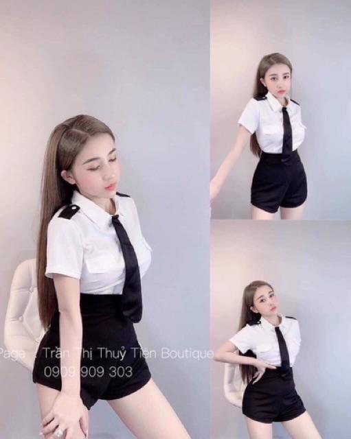 Sét phi cơ kèm cà vạt thời trang cá tính