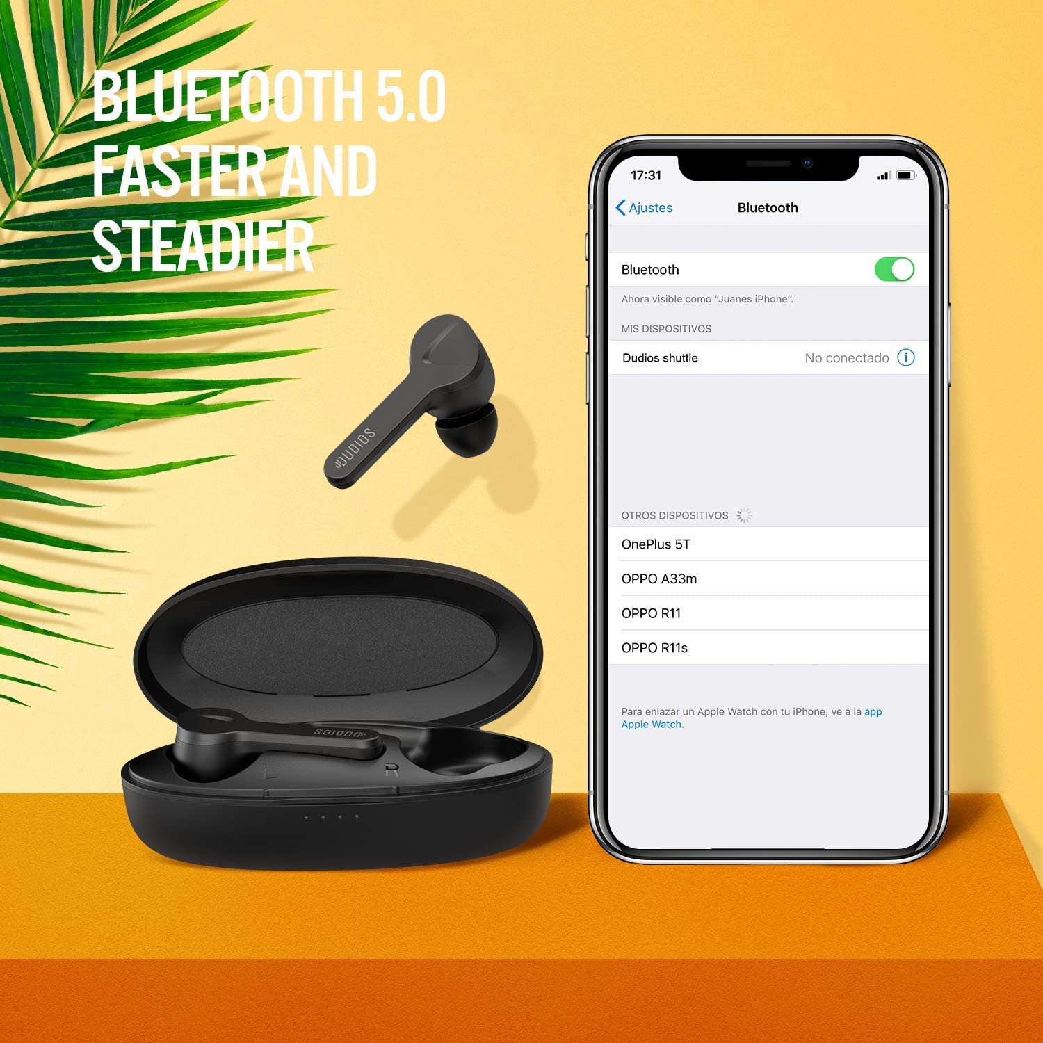 Tai nghe True Wireless Dudios Shuttle Bluetooth 5.0  -  Hàng chính hãng