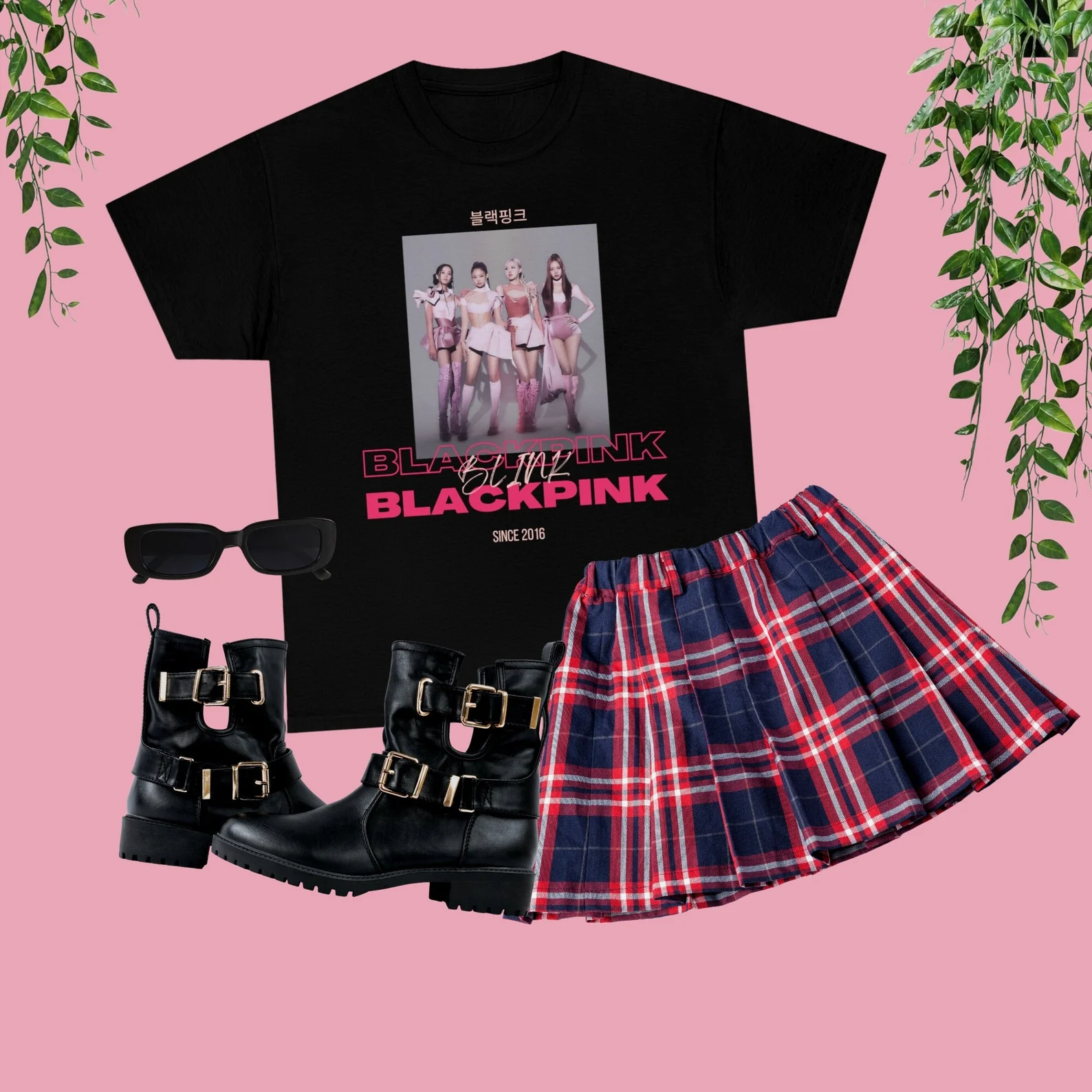 Áo phông Blackpink pink venom