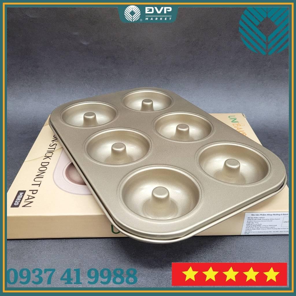 Unibaker - Khay nướng 6 bánh Donut - MB820