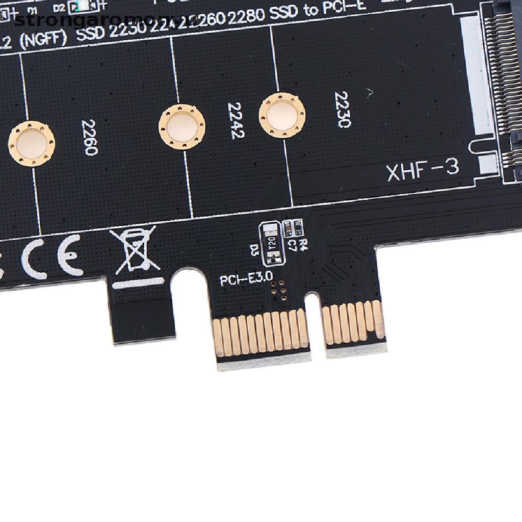 Bộ Chuyển Đổi PCIE Sang M2 3.0 x1 Sang NVME SSD Hỗ Trợ 2230 2242 2260