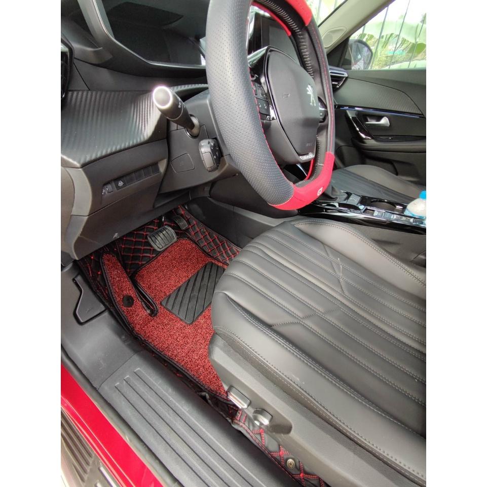 Thảm Lót Sàn Xe PEUGEOT 2008 đời 2019- 2022, Thảm 5D mẫu da cao cấp, kết hợp rối sàn, Chuẩn Phom, Đa Dạng Mẫu M
