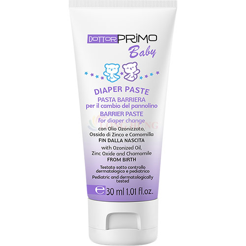 Kem bôi hăm Dottorprimo Baby Diaper Paste ngăn ngừa hăm tã cho bé (30ml) - Hàng chính hãng