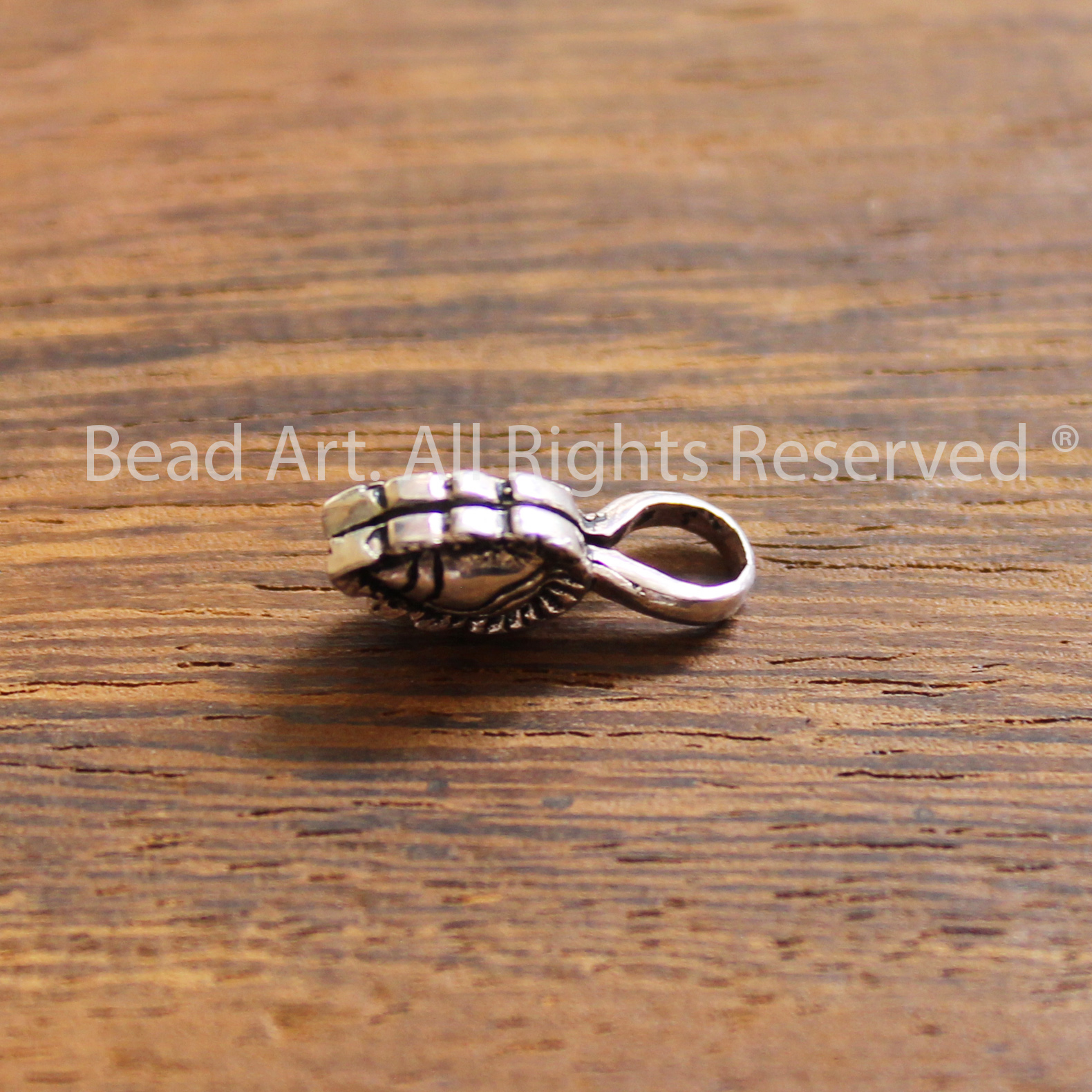 Charm Treo Nụ Hoa Sen Bạc 925, Phụ Kiện Phối Vòng Tay, Chuỗi Hạt, Trang Sức Phong Thuỷ - Bead Art