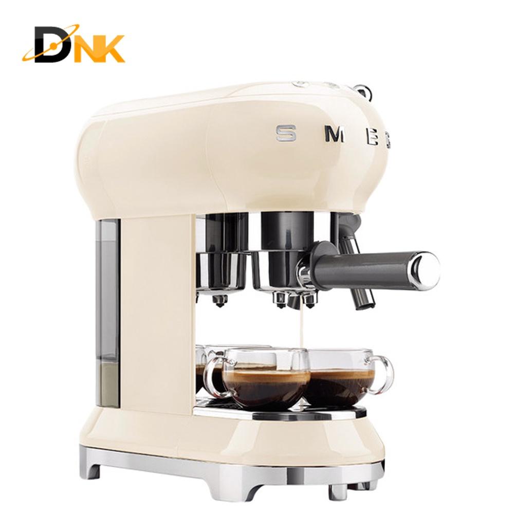 Máy Pha Cà Phê Espresso Smeg ECF01CREU Cream, Thermoblock, 15 Bar - CAM KẾT HÀNG NHẬP KHẨU ĐƯC BỞI DNK