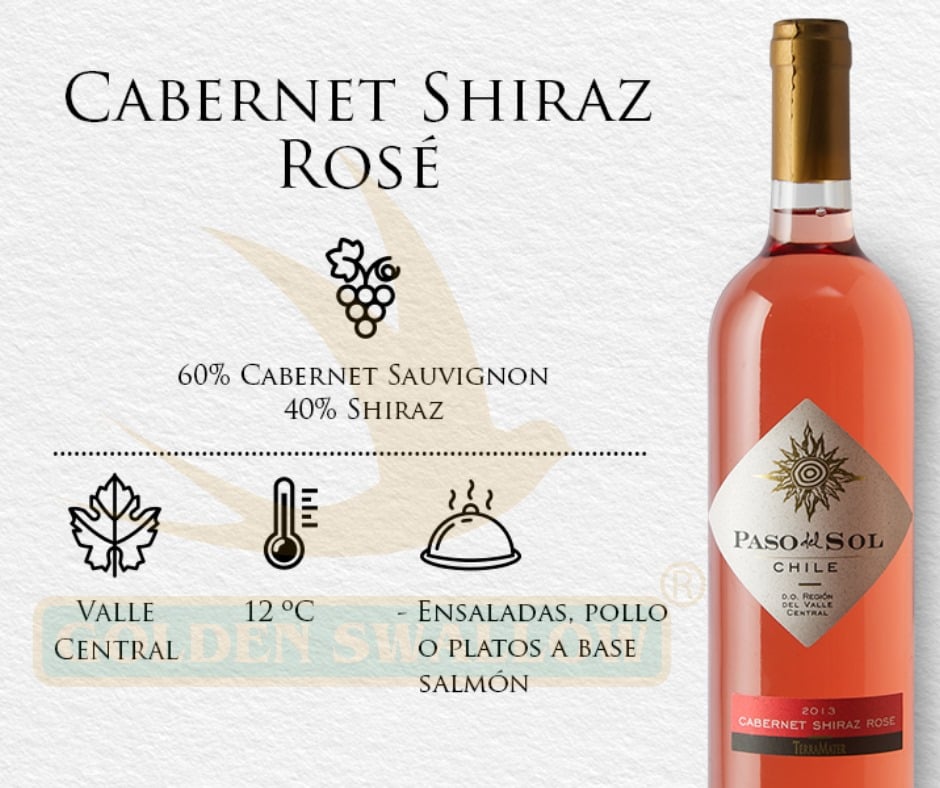 Rượu Vang Đỏ Chile Paso del Sol Cabernet Shiraz Rose