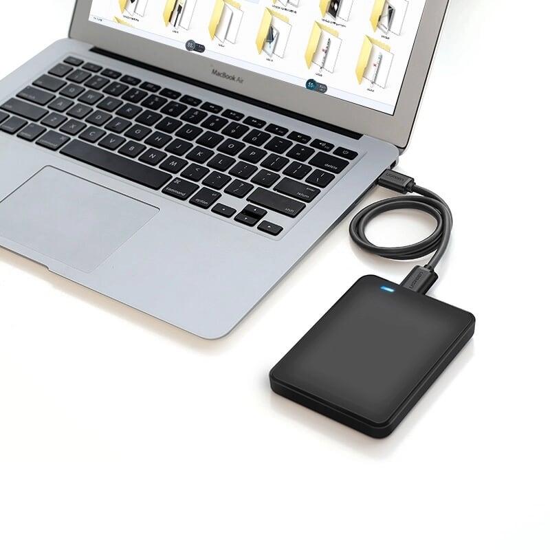 Ugreen UG10841US130TK 1M màu Đen Cáp USB 3.0 sang MICRO USB 3.0 cho ổ cứng - HÀNG CHÍNH HÃNG