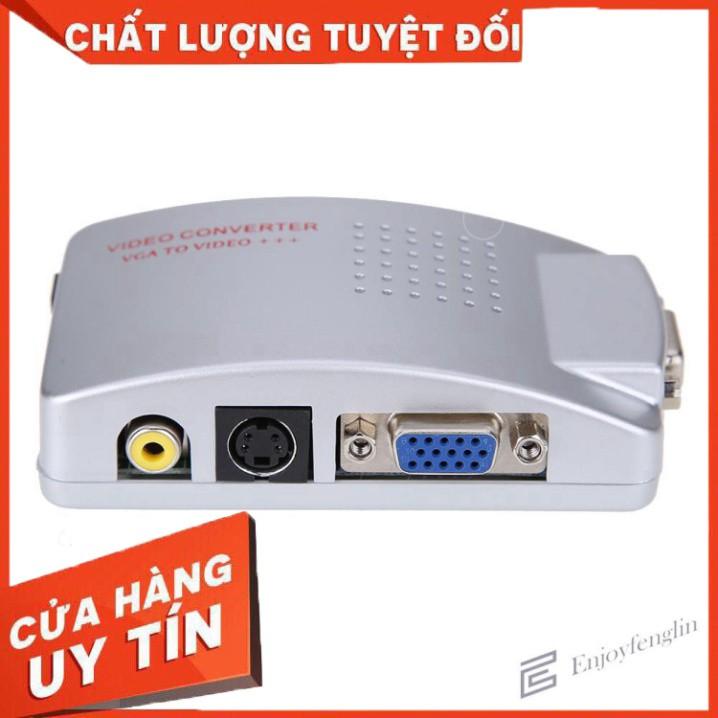 BỘ CHUYỂN VGA RA AV + SVIDEO ARIGATO Đảm Bảo Chất Lượng