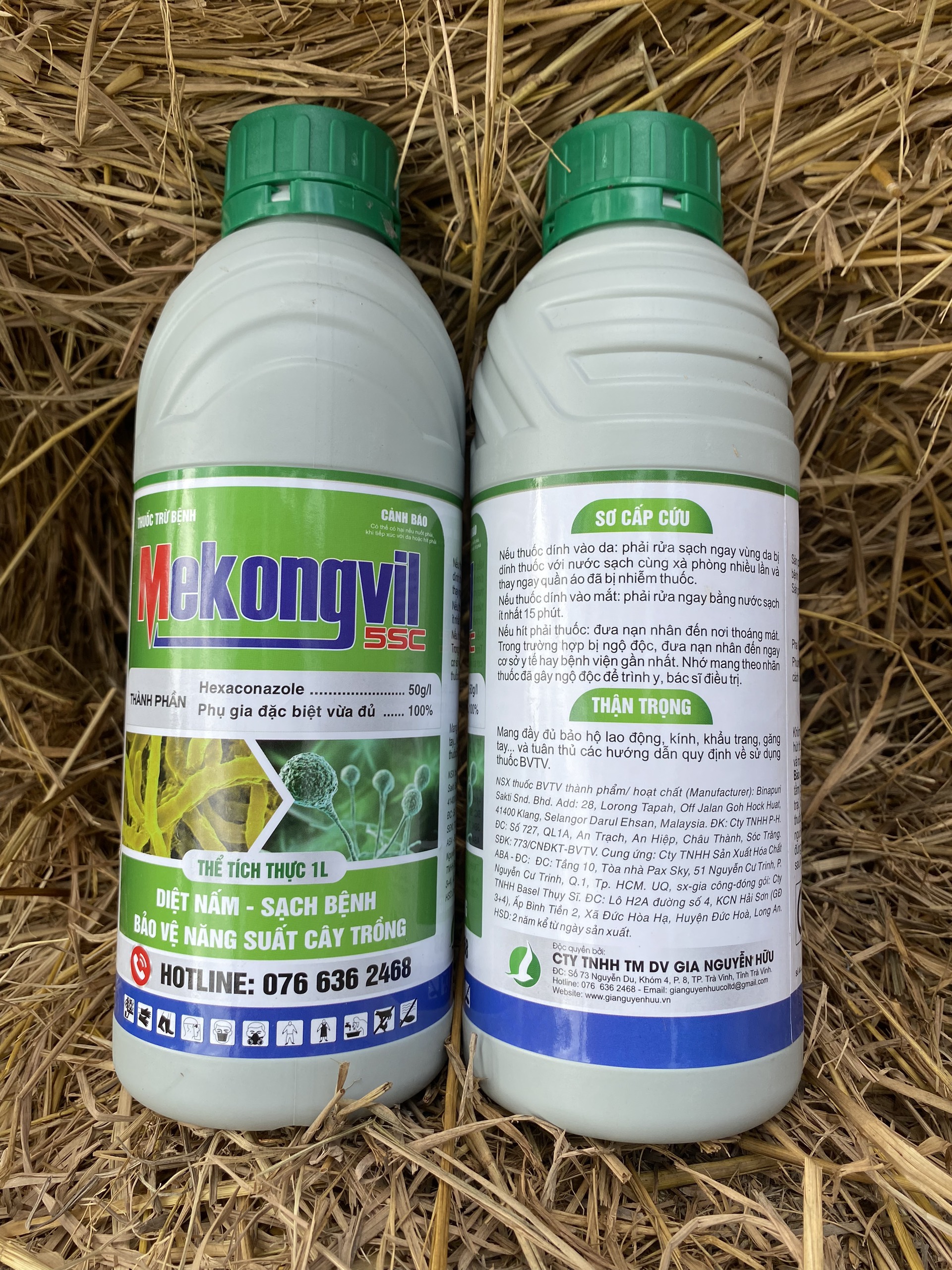 MEKONGVIL 5SC chai 1 lít - ĐÁNH BAY NẤM BỆNH, DƯỠNG CÂY, XANH LÁ