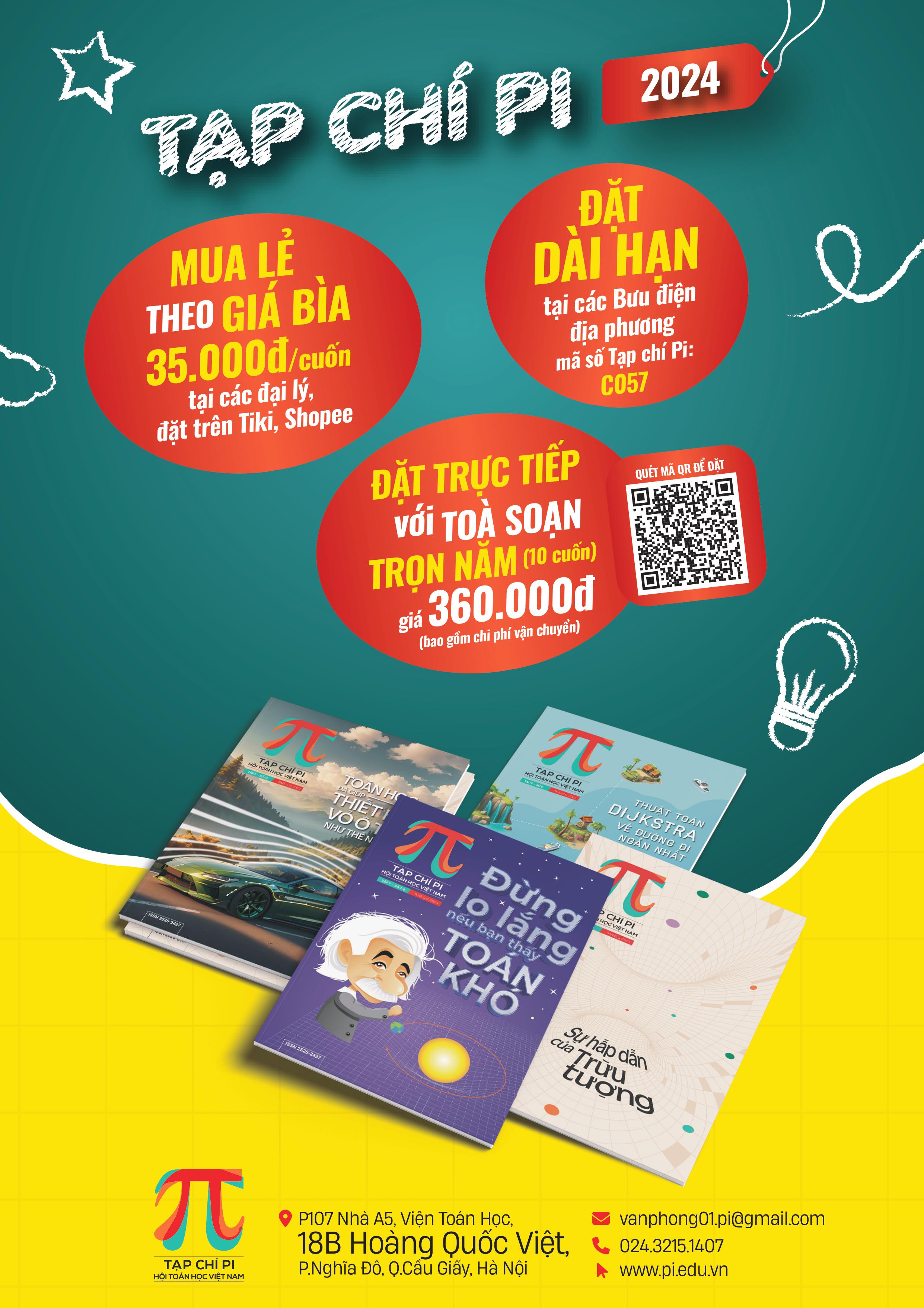 Tạp chí Pi- Hội Toán học Việt Nam số 4/ tháng 4 năm 2019