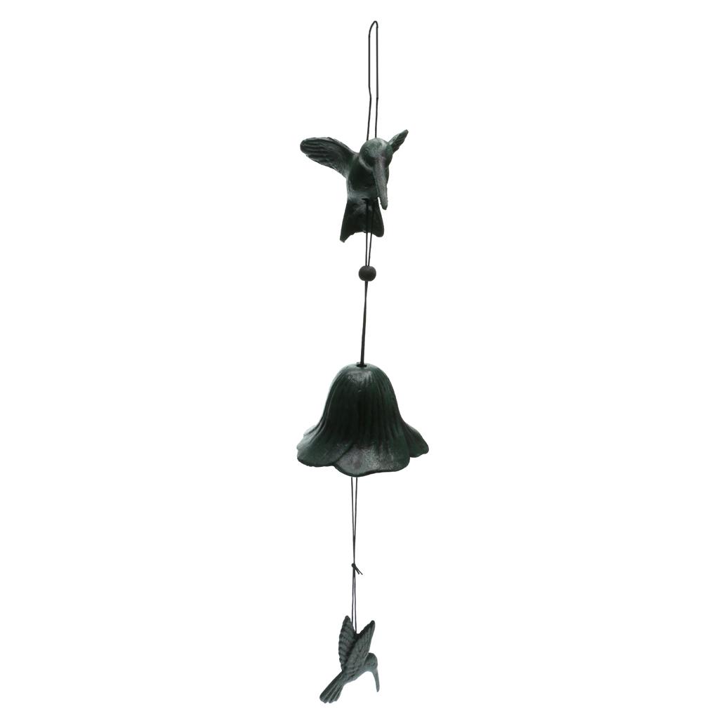 Cast Iron Animal Windbell Wind Chime Hanging Outdoor Yard