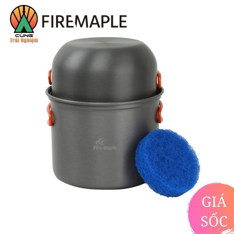 COMBO Nồi Nấu Ăn 4 Trong 1 Fire Maple FMC-208 Gọn Nhẹ Tiện Lợi Chuyên Dụng Cho Du Lịch, Dã Ngoại Cắm Trại