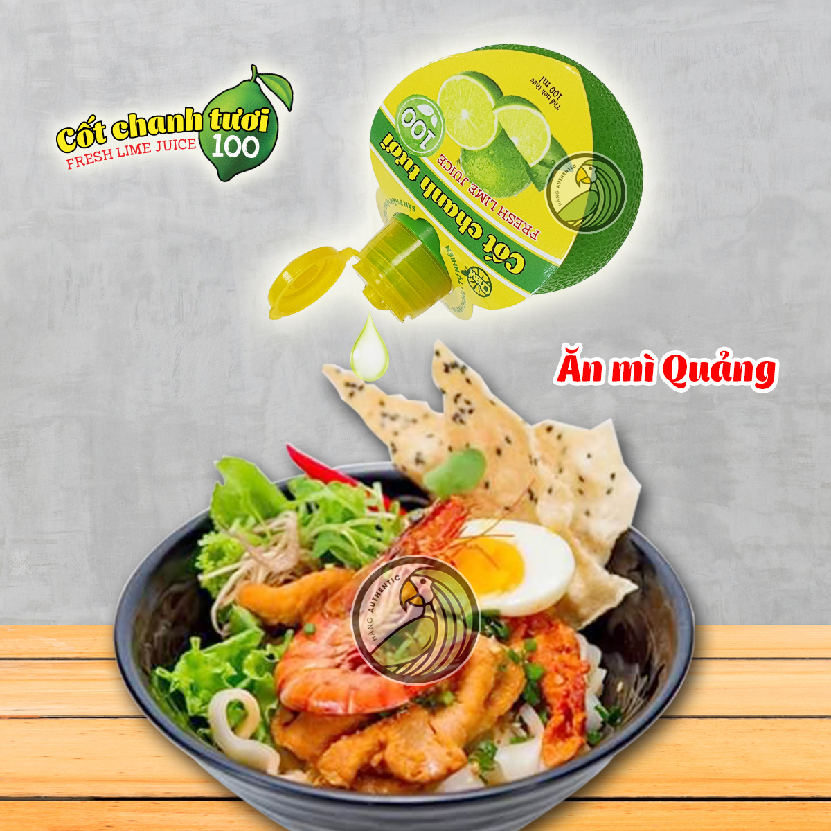 Cốt Chanh Tươi Chavi Chai 100ml