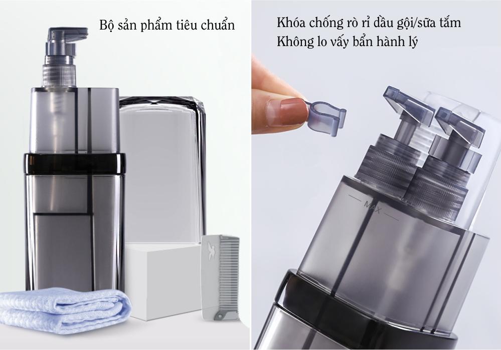 Hộp đựng dụng cụ vệ sinh cá nhân & mỹ phẩm du lịch - Travel kit Etravel cao cấp