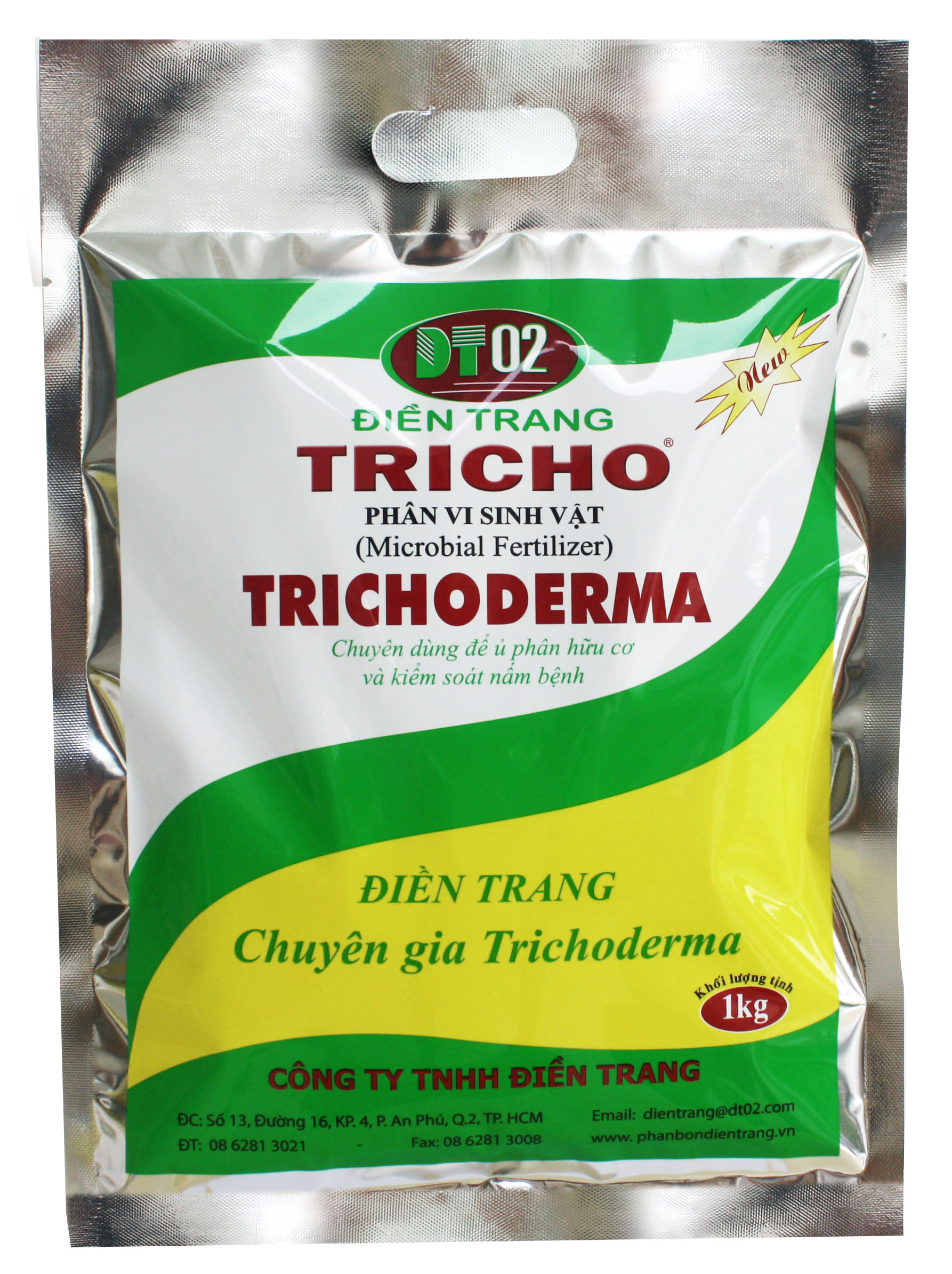 COMBO 5 GÓI CHẾ PHẨM MEN VI SINH NẤM TRICHODERMA  DT02 1KG