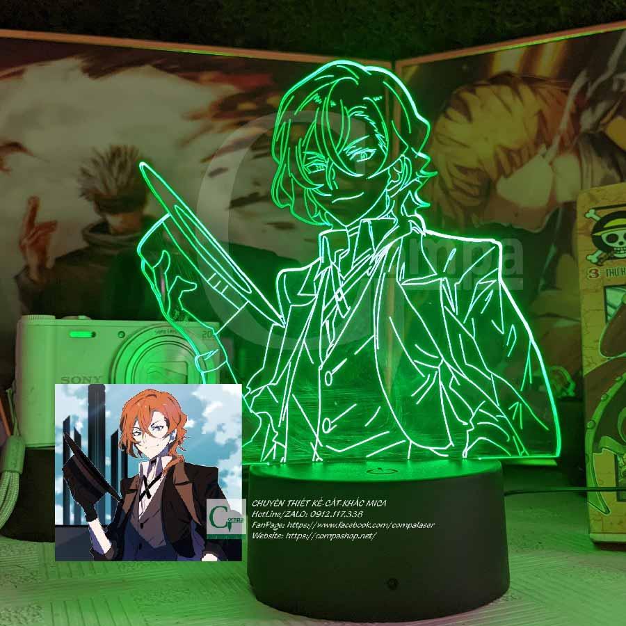 Đèn Ngủ Bungo Stray Dogs Chuuya Nakahara Type 01 ABSD0201 16 MÀU TÙY CHỈNH