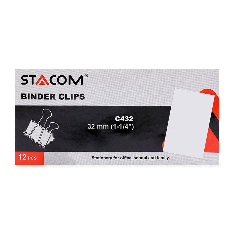 Kẹp Bướm Đen Stacom C432 (32mm)