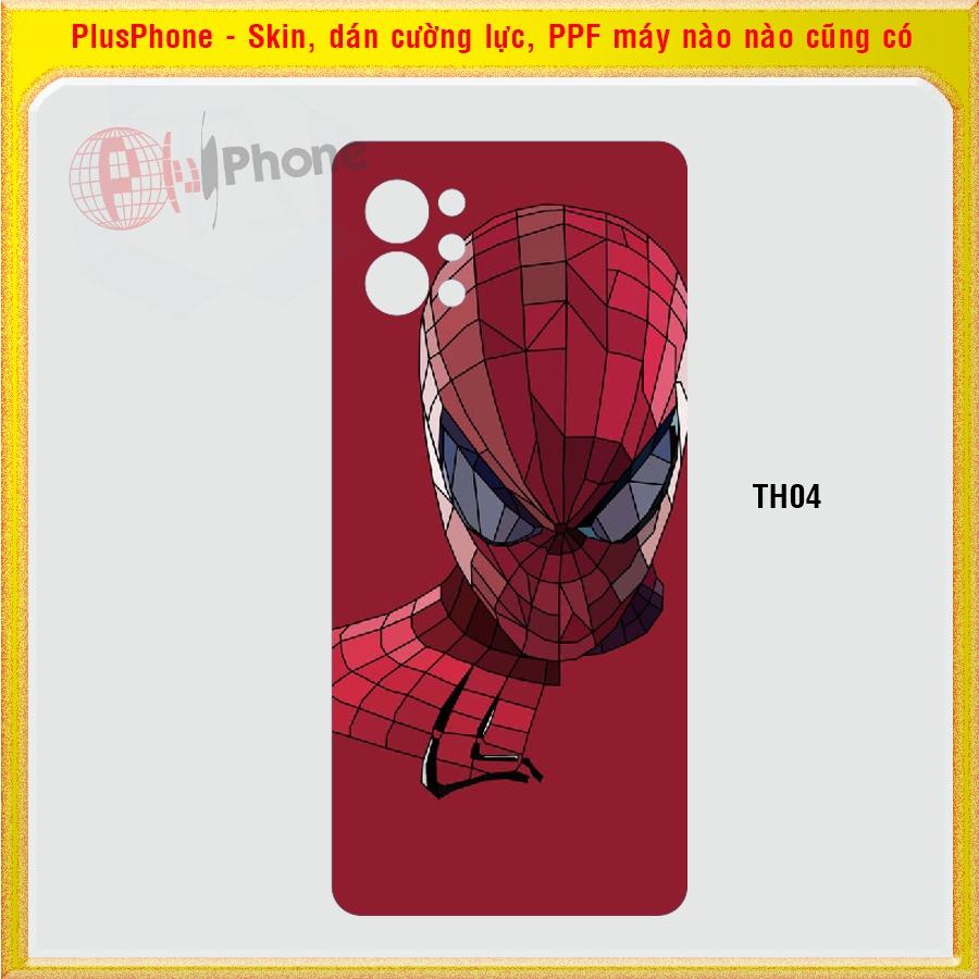 Dán Skin cho điện thoại LG Q7, Q7 Plus (Q7+), Q9, Q70, Q92 5G mẫu Thom Browne, người nhện, iron man