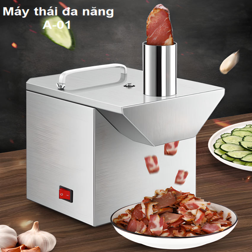 Máy thái thịt và các loại rau, củ, quả chuyên nghiệp đa năng. Thương hiệu Đài Loan L-BEANS cao cấp A-01 - HÀNG CHÍNH HÃNG