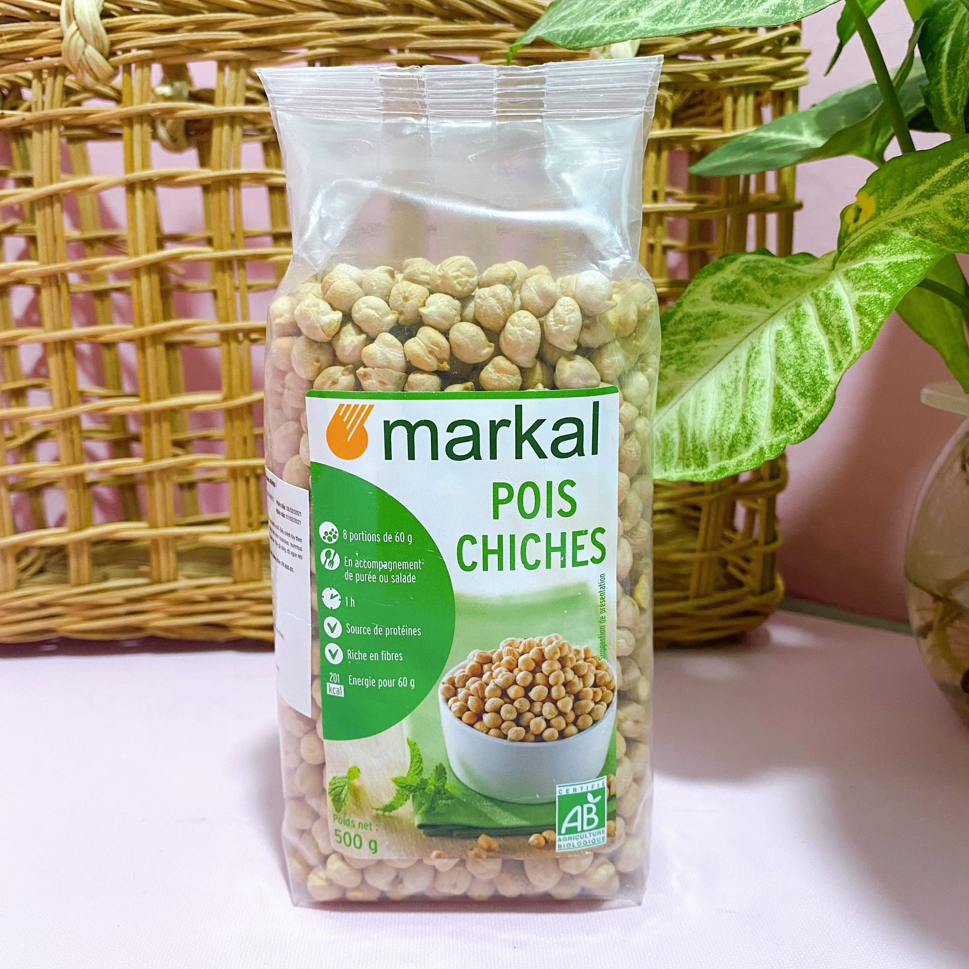 Đậu gà hữu cơ Markal 500g