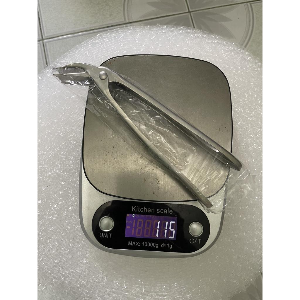 Kẹp gắp đồ nóng, lột tỏi inox 304 toàn bộ cao cấp Đài Loan 19cm x 10cm cứng cáp tiện dụng tránh phỏng tay Hcm