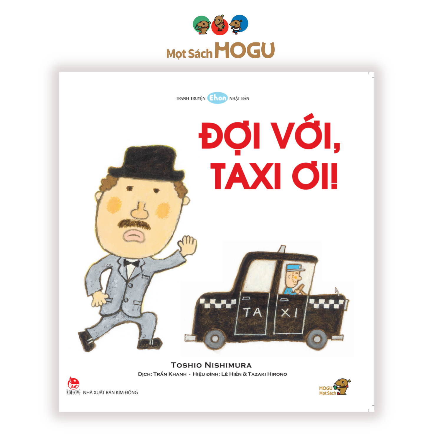 Ehon - Phát triển tư duy - Đợi với, Taxi ơi! - cho bé 3-6 tuổi