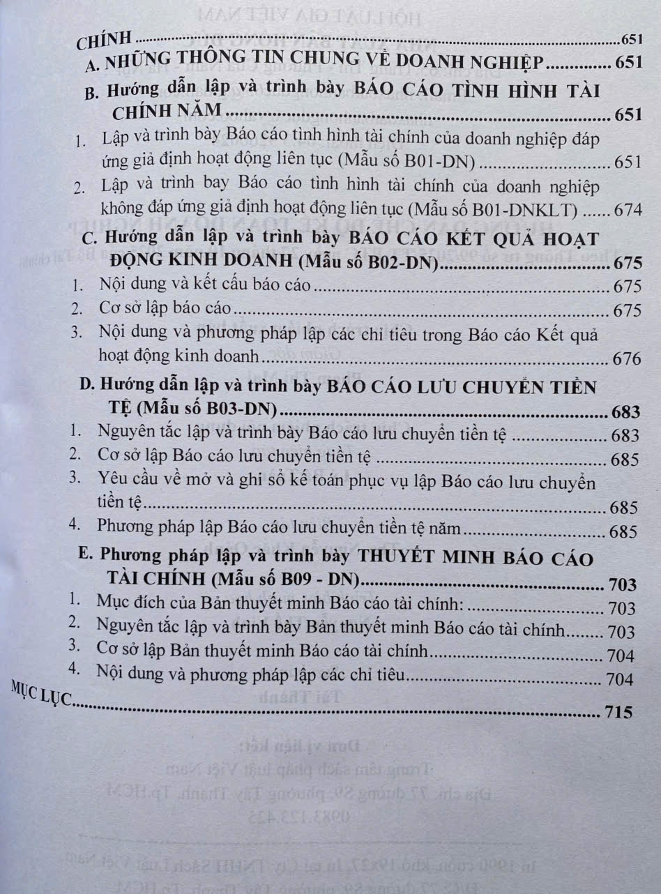 Hướng Dẫn Chế Độ Kế Toán Doanh Nghiệp