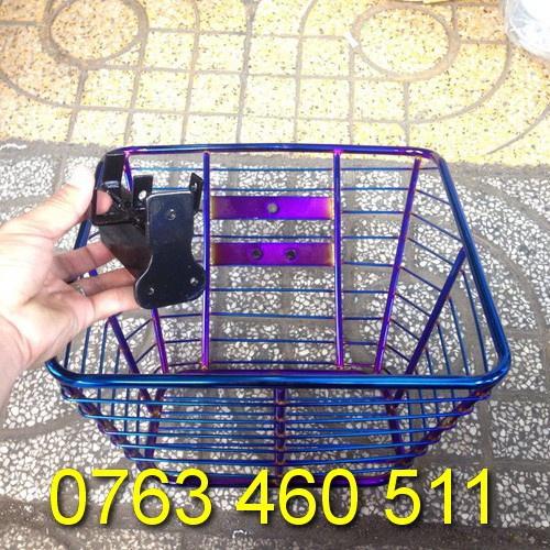Rổ sirius inox xanh titan full bas nạ rổ - rổ sirius inox xan