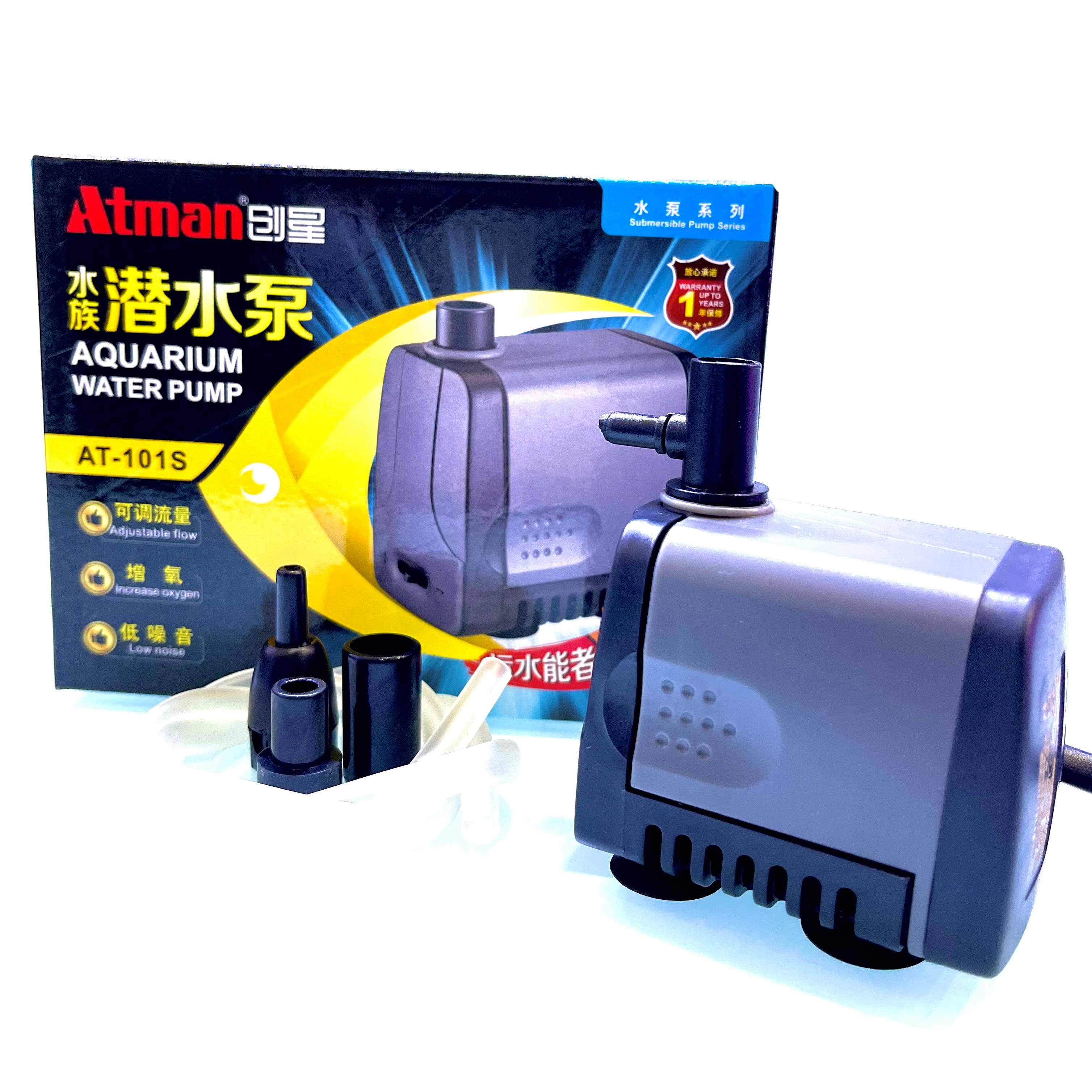 Máy Bơm ATMAN 303S 6w - 600l/h - 0.9m - Máy Bơm Hồ Cá Thế Hệ Mới, Tiết Kiệm điện năng, siêu bền.