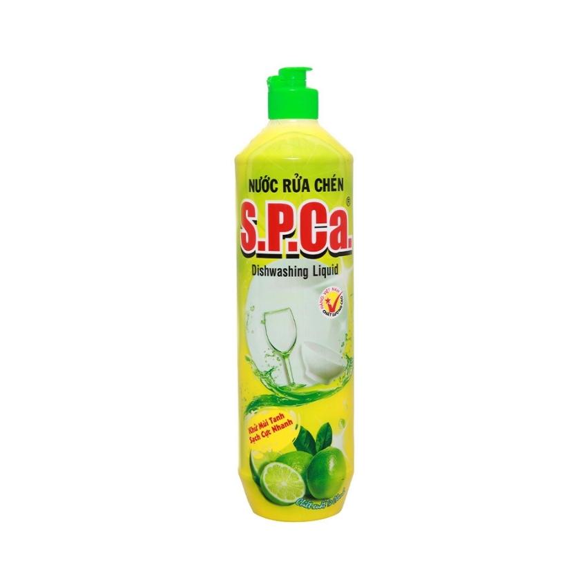 Nước Rửa Chén Bát Cao Cấp SPCa 830g Đậm Đặc Diệt Khuẩn Sạch Nhanh Xả Bọt Nhanh Chiết Xuất