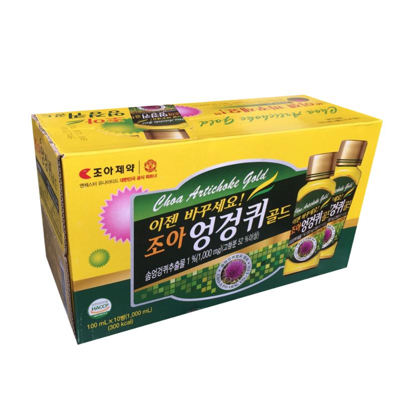 Combo 05 Lọ nước uống giải rượu CHOA Artichoke Gold (05 Lọ) Hàn Quốc