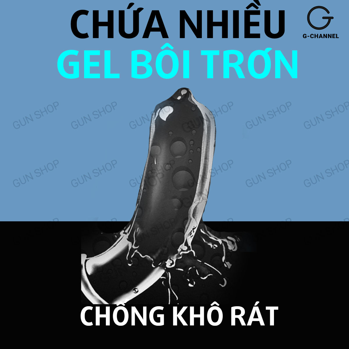 [Hộp 12 cái] Bao cao su Kimono Dotted - Mỏng 0,03mm, điểm nổi kèm 1 chiếc BCS Gun Super Thin