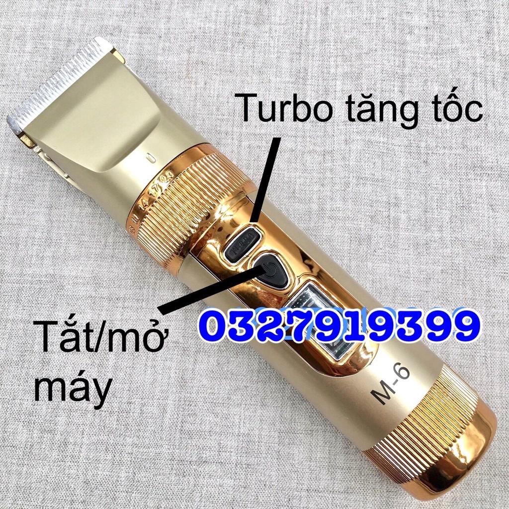 Tông đơ cắt tóc 2 pin chuyên nghiệp M6