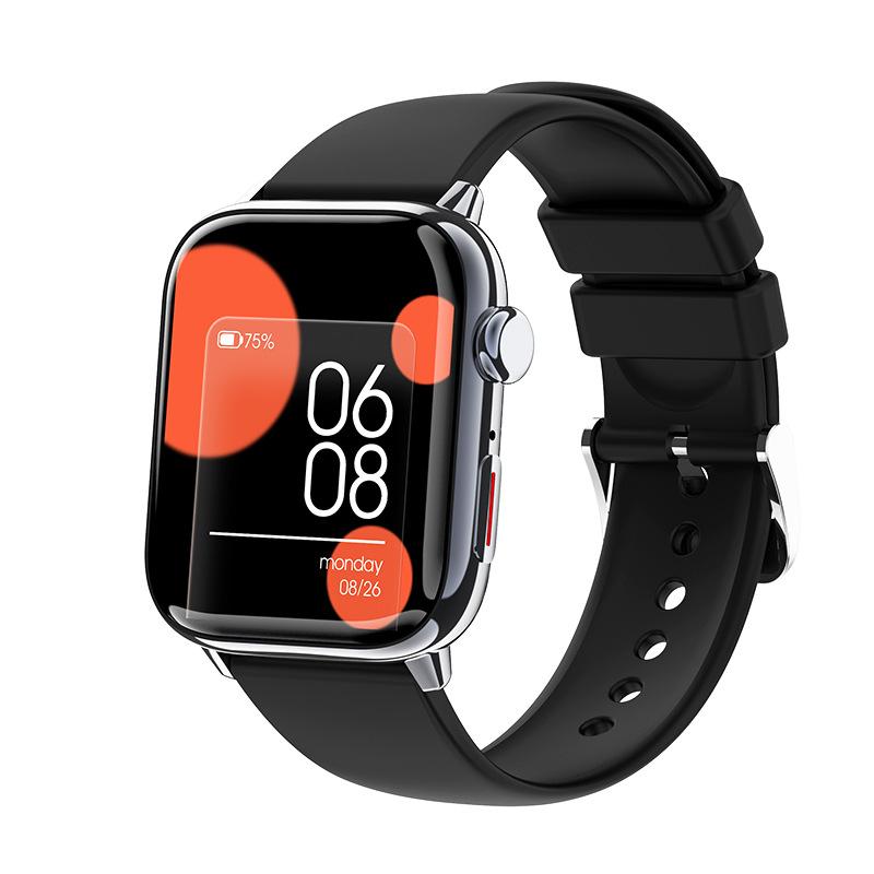 Phong cách mới nhất QS09 kết nối một nút Cuộc gọi Bluetooth đồng hồ thông minh nhịp tim nhiệt độ cơ thể huyết áp oxy trong máu nhắc nhở thông tin tập thể dục