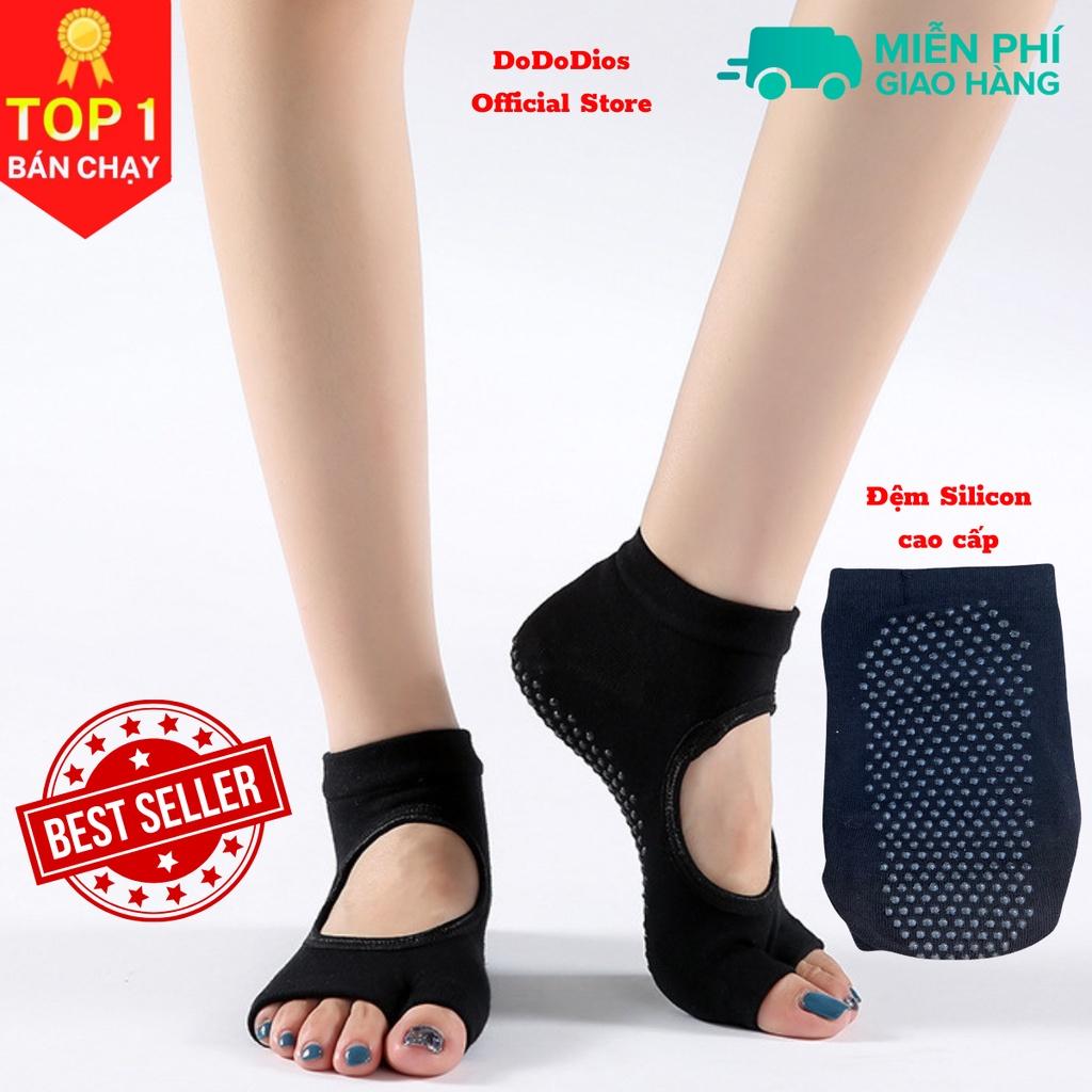 Vớ tập Yoga chống trượt DoDoDios có đính hạt Silicon dẻo tăng độ bám Giúp Bảo Vệ Khi Tập Luyện Yoga