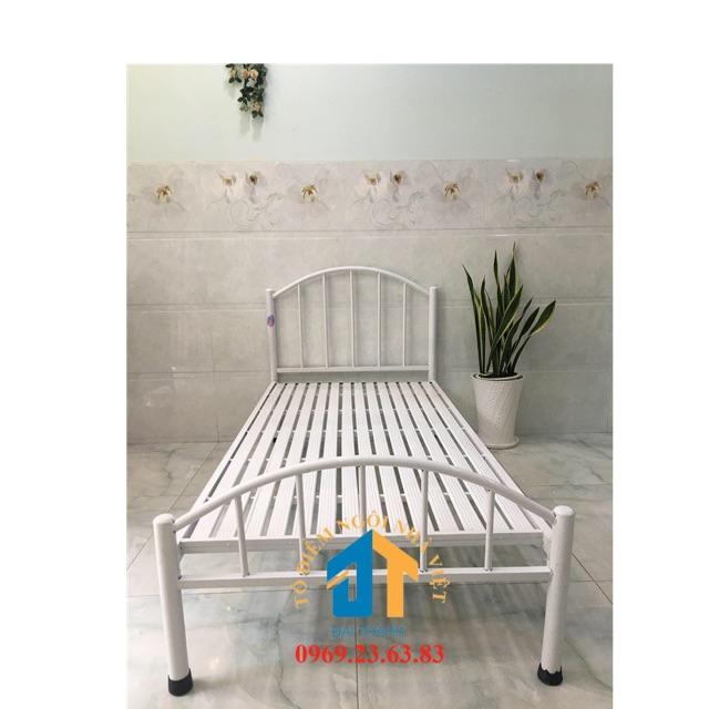 Giường sắt mỹ nghệ cao cấp 1m2x2m