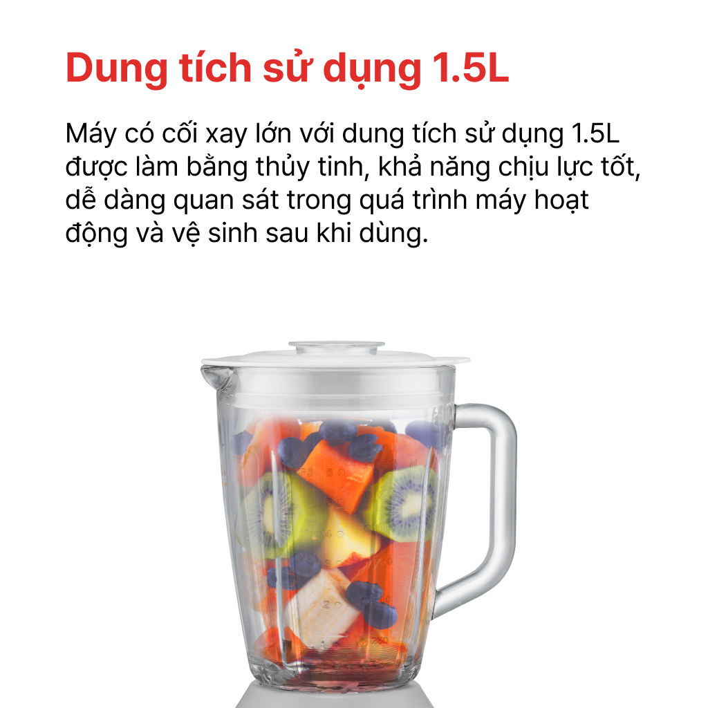 Máy Xay Sinh Tố đa năng HAPPYCOOK, HCB-150GW - Hàng Chính Hãng