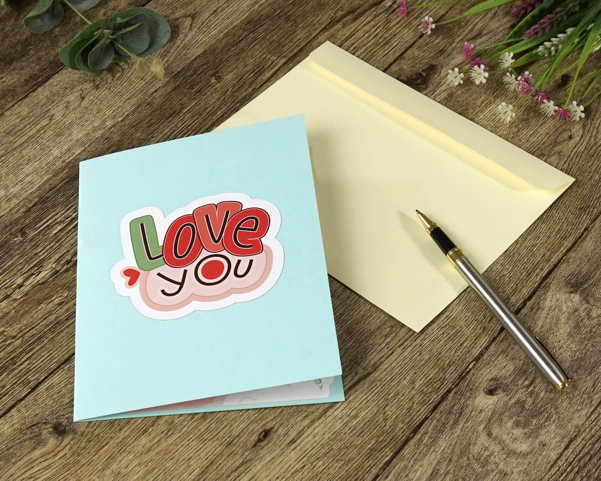 Thiệp 3D Pop Up Xe Máy Tình Yêu – Thiệp Valentine, Thiệp Tỏ Tình, Thiệp Lãng Mạn Độc Đáo, L21