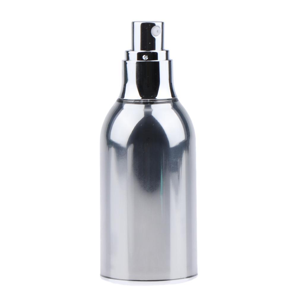 empty face makeup cream container airless pump spray bottle sample bottle